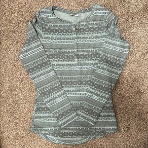 Columbia teal/green Patterned Women's Top